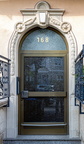 Jugendstil-Tür in der Weststadt von Karlsruhe
