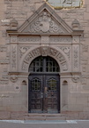 Jugendstil-Tür in der Weststadt von Karlsruhe