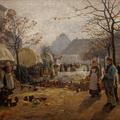 Geschirrmarkt in Karlsruhe;   (Ausstellung Max Liebermann; F Burda ) 